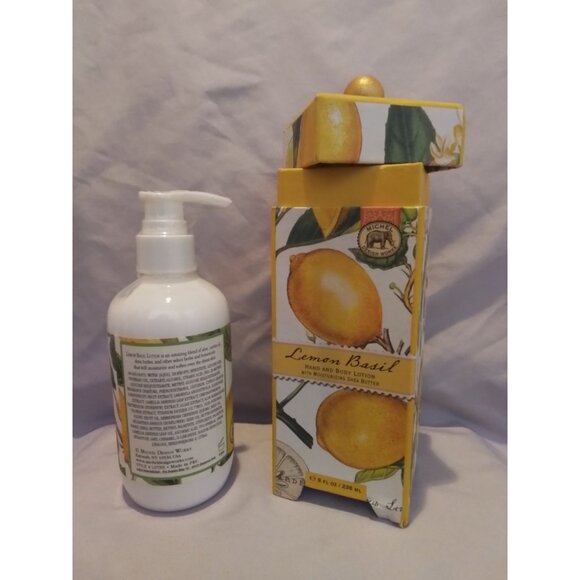 Michel Design Works Lemon Basil Hand & Body Lotion With Moisturizing Shea Butter - Picture 2 of 3